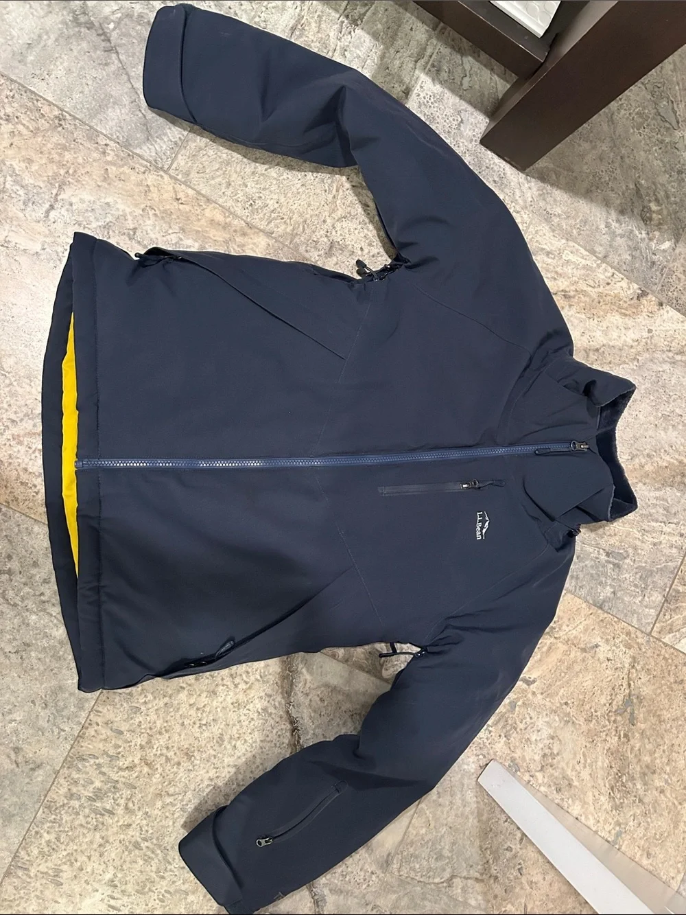 L.L. Bean Kids Snow Patroller Navy Jacket size 10-12 (hard to find!)